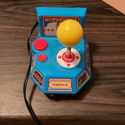 Namco Ms. Pac-Man 5-in-1 TV Plug N Play 2004 Jakks Pacific Arcade WORKS