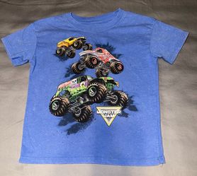 Monster Jam Toddler Graphic Crewneck Tee with Short Sleeves size 4T