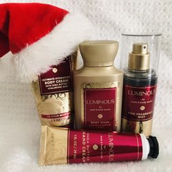 New! BATH & BODY WORKS💛⚜️✨LUMINOUS ⚜️✨💛4pc Mini gift set  