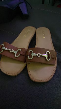 Brown soda sandals