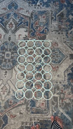 Hanging Scarf Organizer with Rope Rings