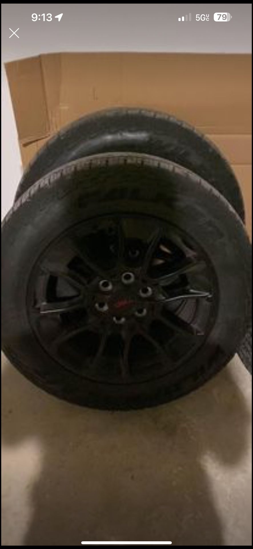 Trd package original wheels and tires