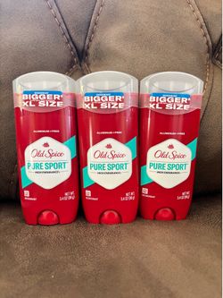 Old spice $4 each $4 cada uno (located at Escondido California 92025)