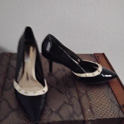JLo Shiny Black High Heels