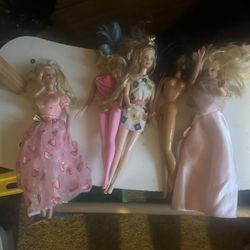 Five Barbies for five dollars