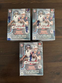 Topps Chrome 2025 NFL Blaster Box (Sealed)