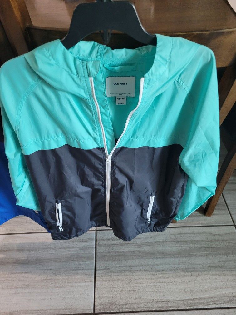 Girls XL Rain/wind Breaker Jacket