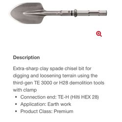 Hilti Spade Bit - NEW In Box (2)