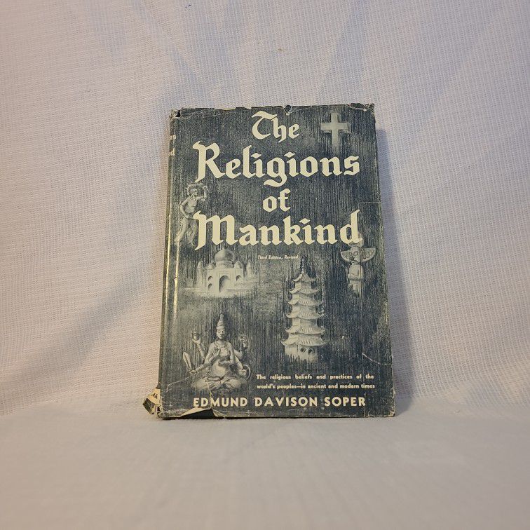 The Religions of Mankind Edmund Davison Soper Rev. 3rd Ed. 1966 Hardcover Dust Jacket