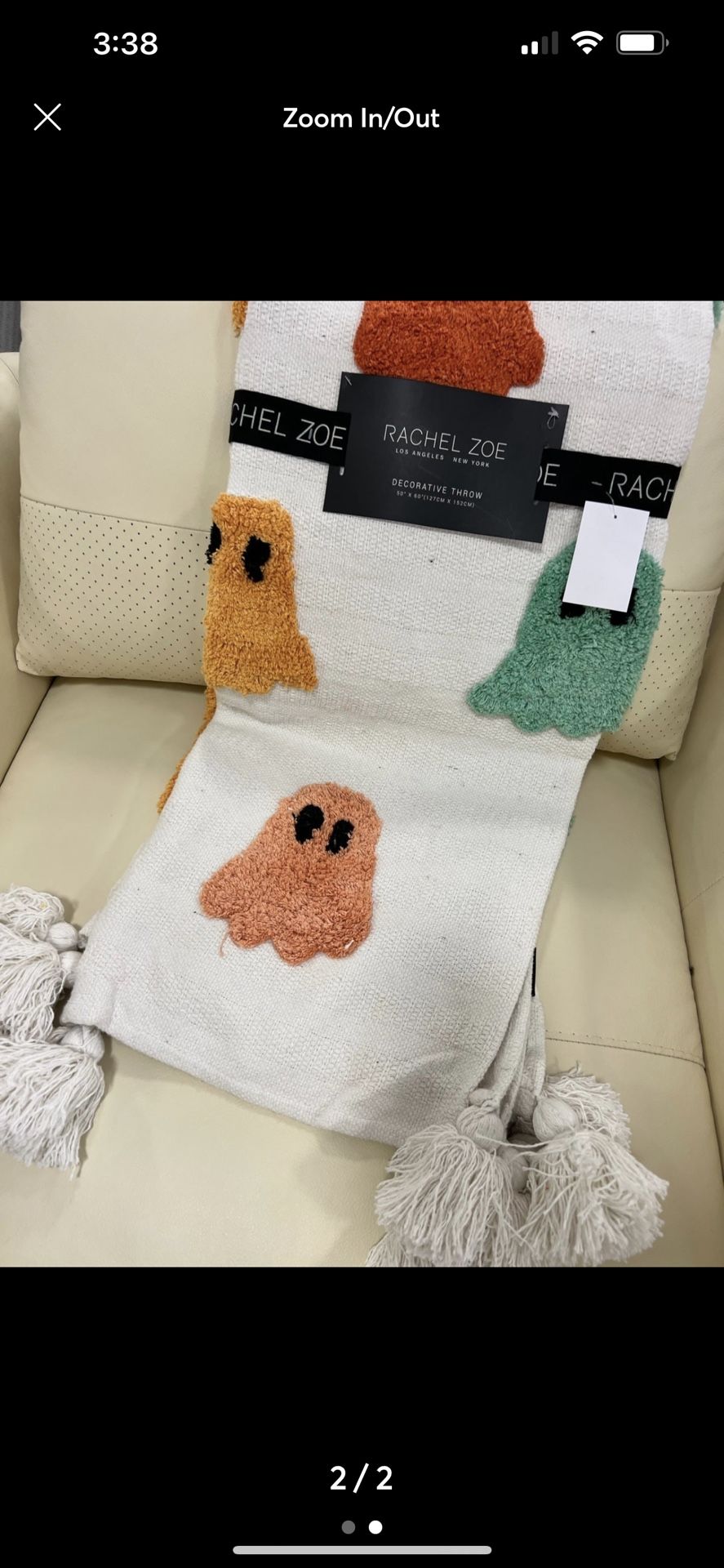 rachel zoe rainbow ghost blanket