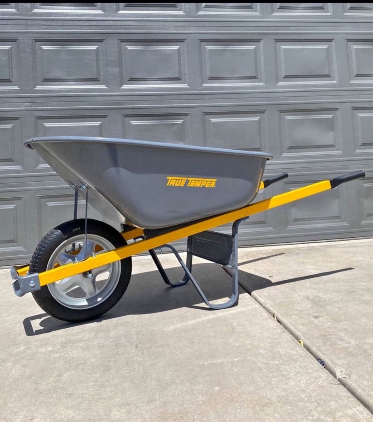 True Temper 6 cu. ft. Wheelbarrow with Steel Handles and Flat Free Tire ($120 Each