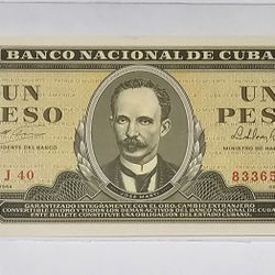 1 Peso 1964 Cuba UNC