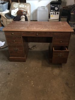 Wood desk