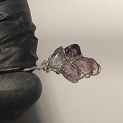 Natural Polished Spinel Pendant (925)