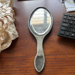Vintage Oval Hand Mirror