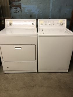 KENMORE WASHER AND DRYER