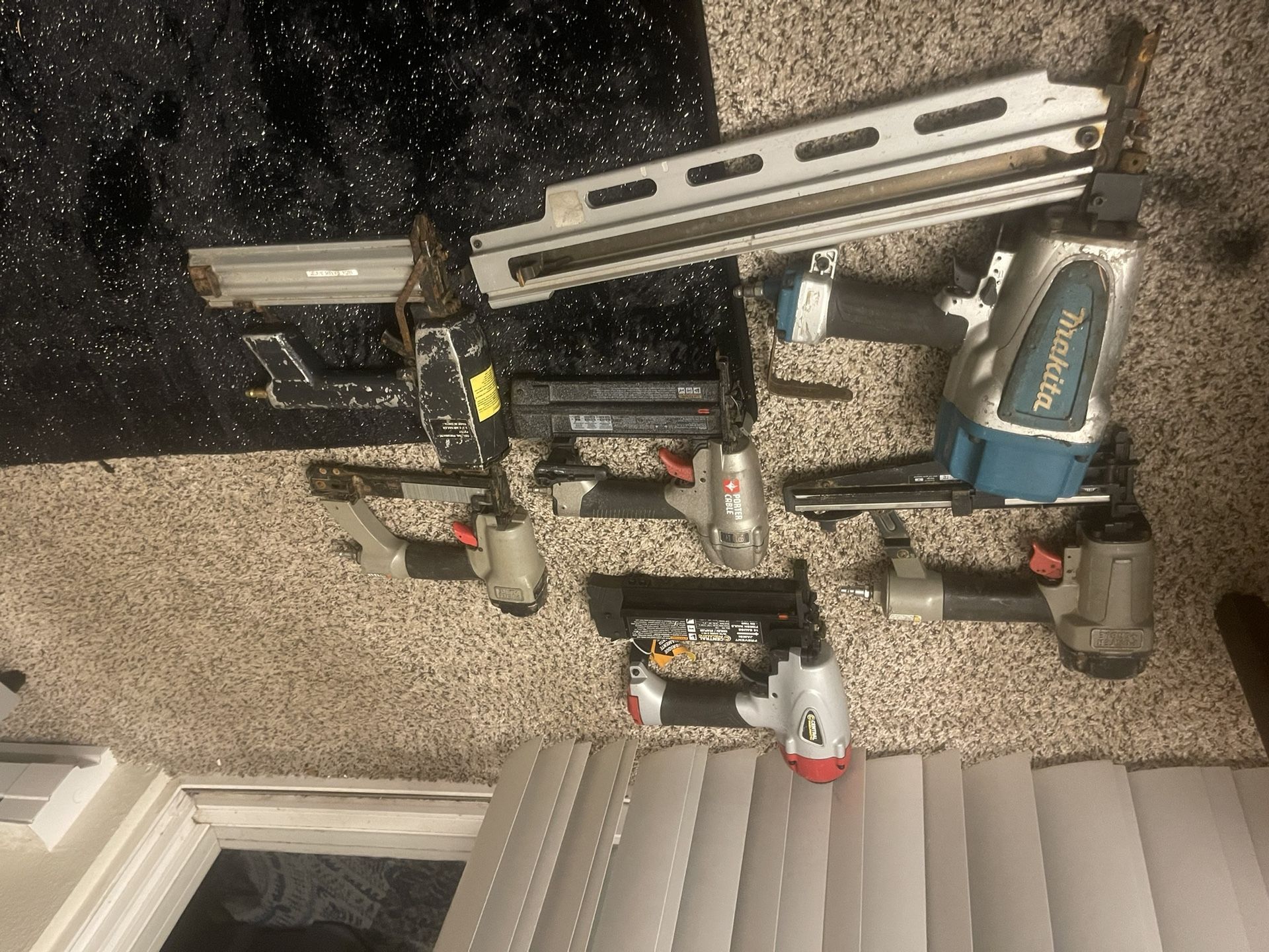 Assorted Nailers And Staple Guns 