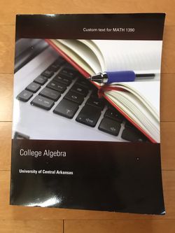 College Algebra Math 1390 UCA Custom Textbook