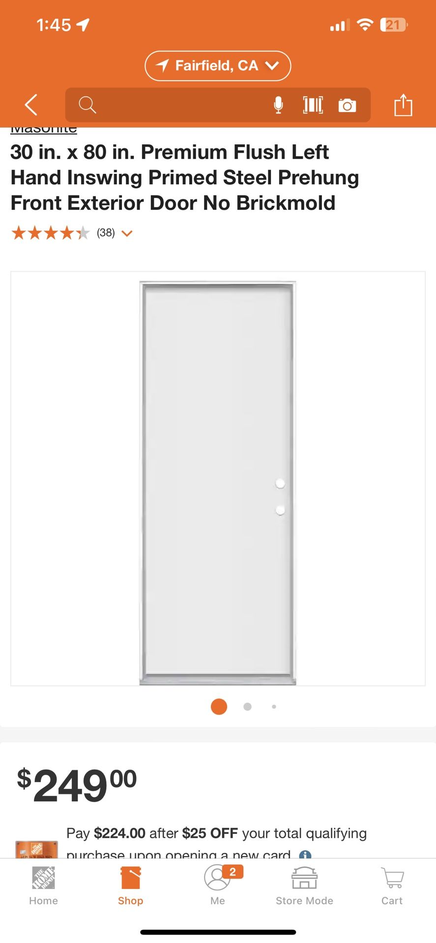 30x80 Pre Hung Steel Exterior Door