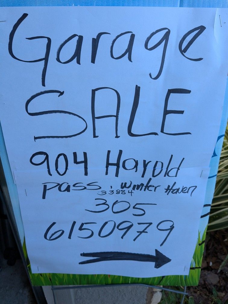 Yard Sale Sab Y Domingo 