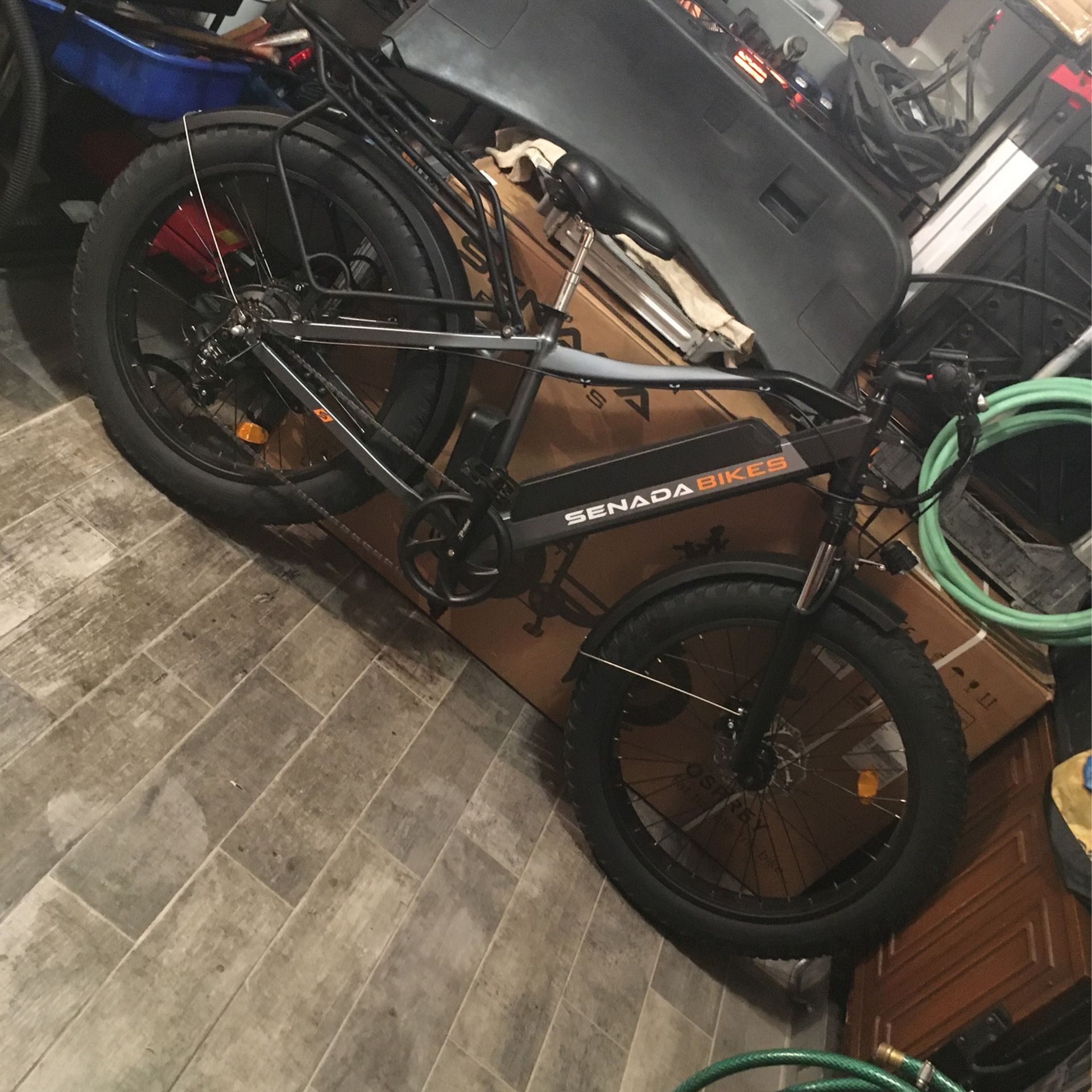 Sale! Senada Saber Pro 30+ Mph And 65 Mile Range W/1000 watt + Best In Class 95 NewtonmtrsTorque,Hybrid Between Reg Top Tube + PS Thru