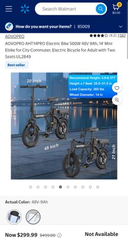 Brand New Electric Bike 20mph