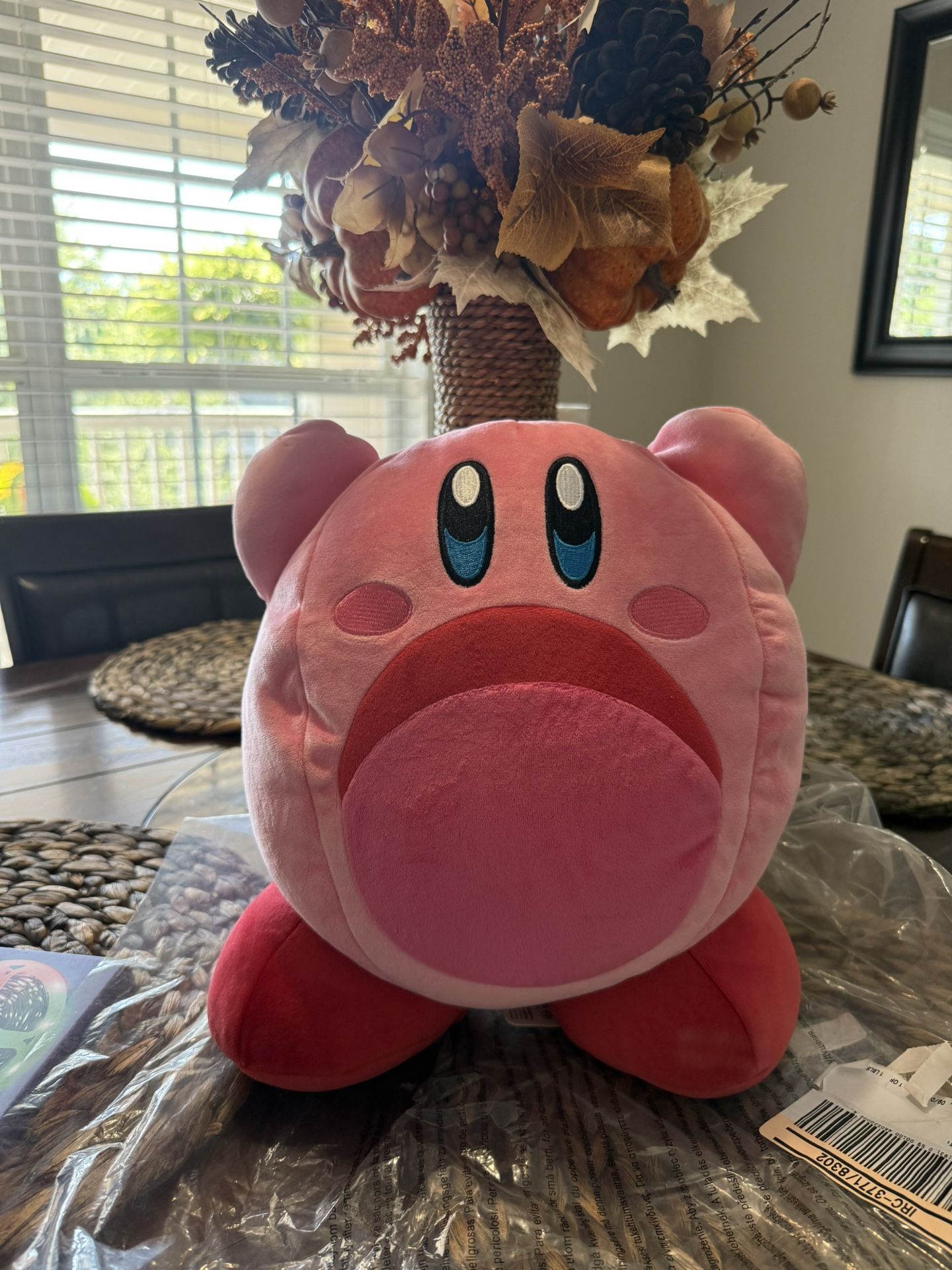 Nintendo Club Mocchi Mocchi Mega 15" Plush - Inhaling Kirby