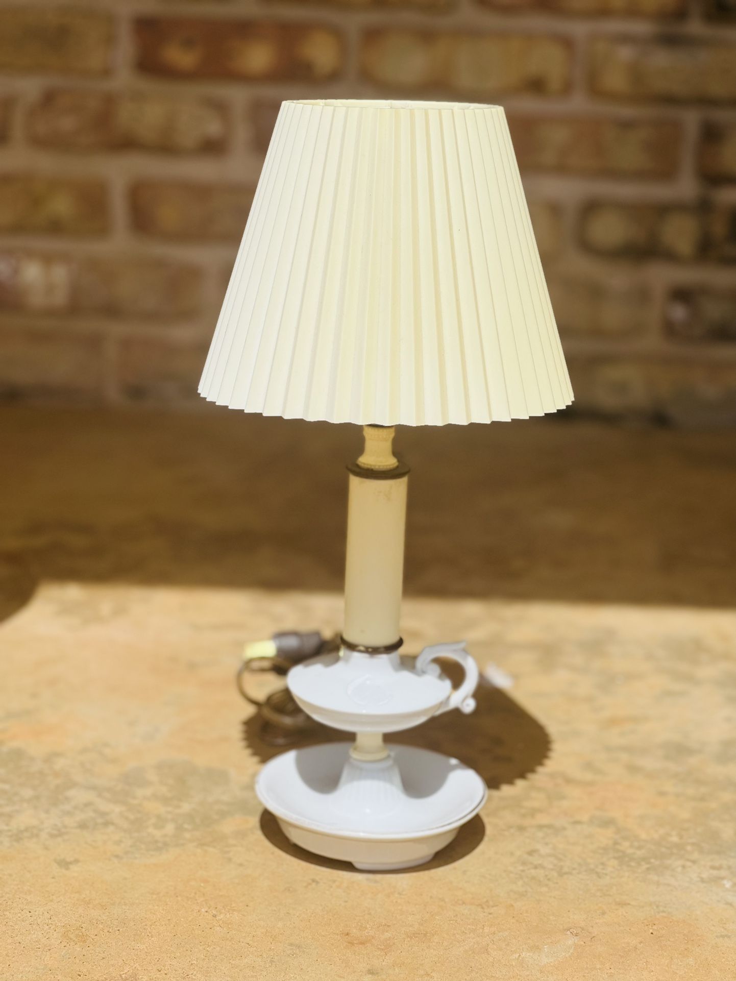 Vintage Porcelain Table Lamp