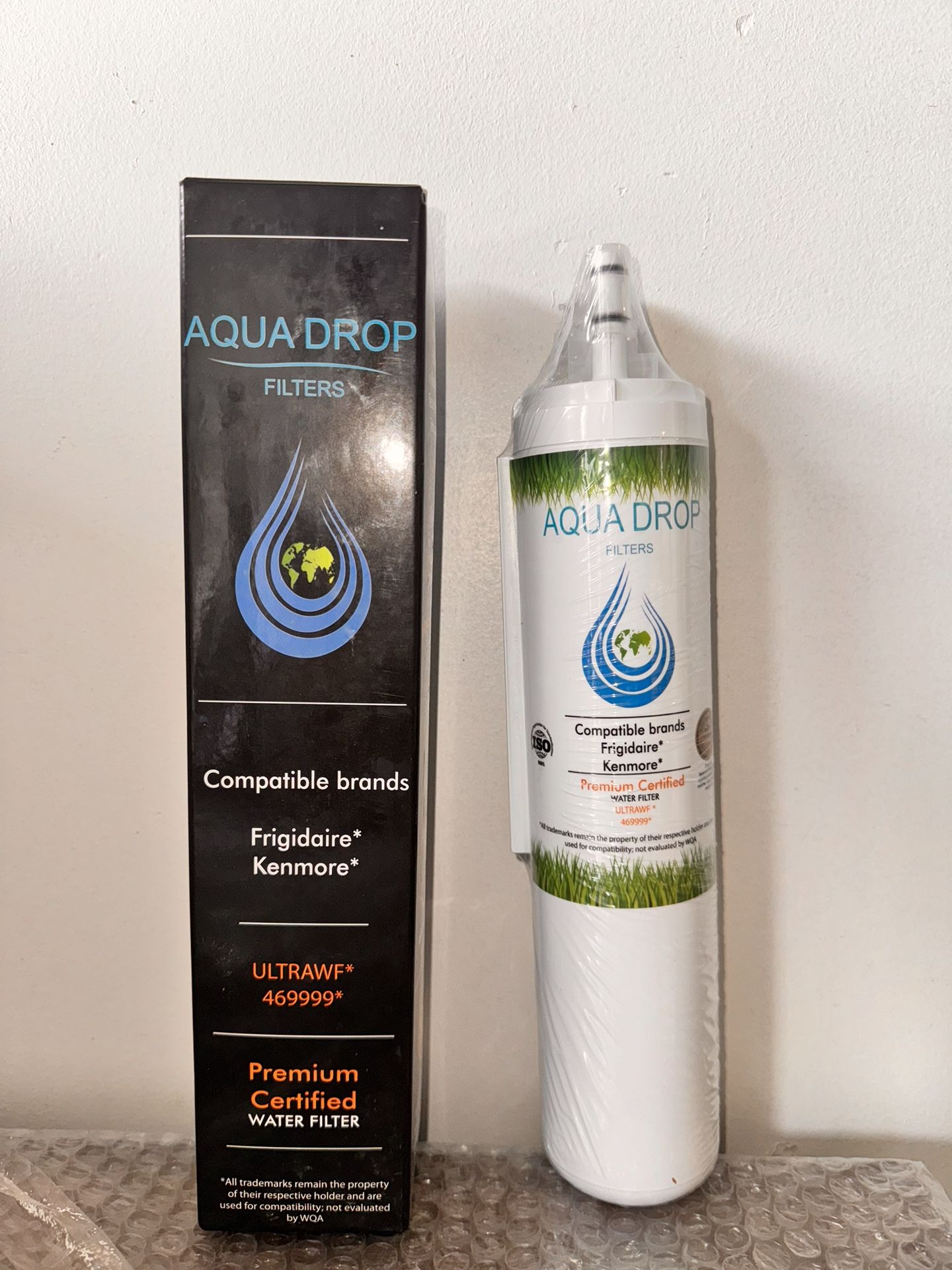 Aqua Drop Filter For Frigidaire & Kenmore Refrigerator 