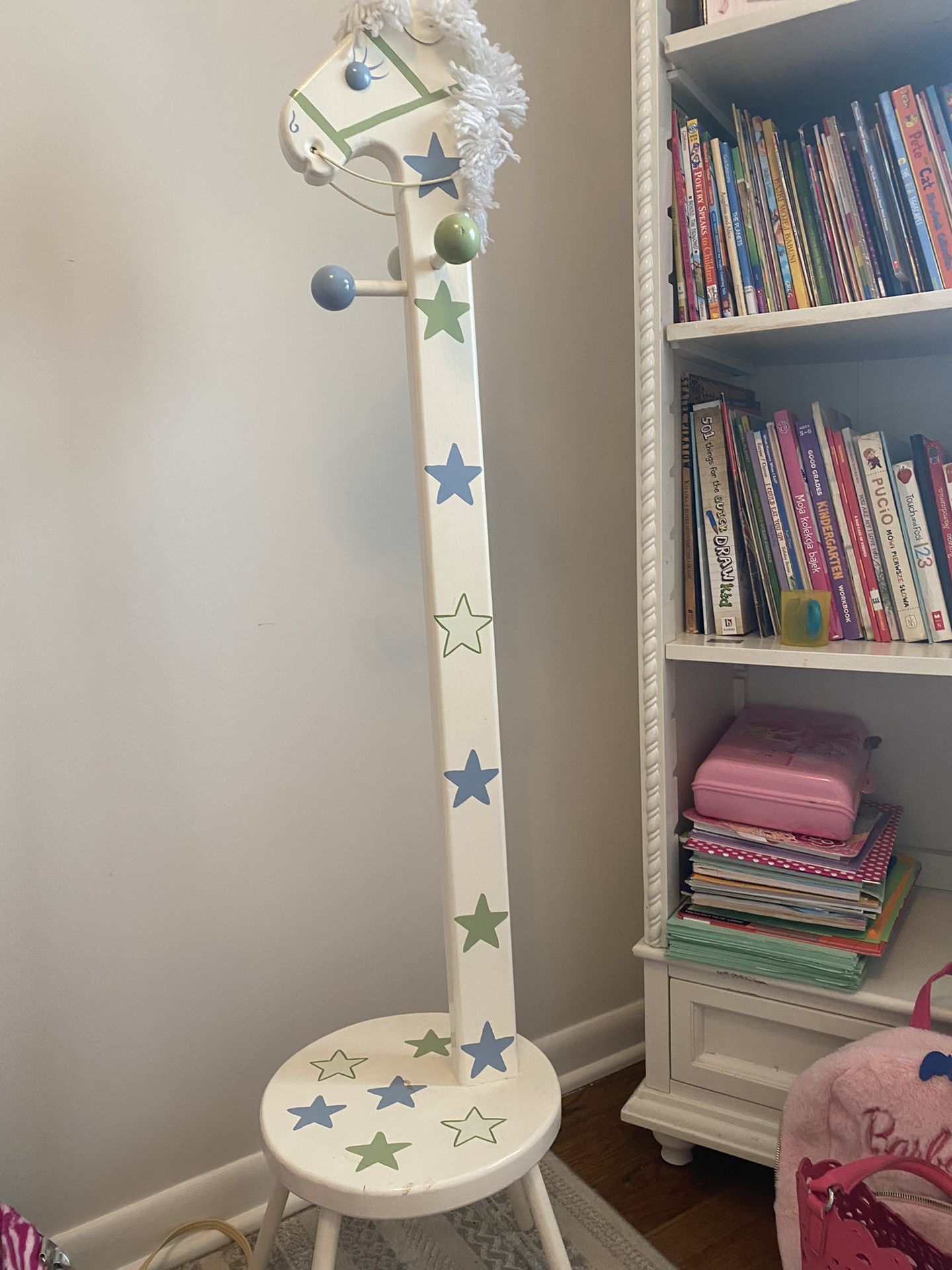 Kids Anything Hanger With Stool 