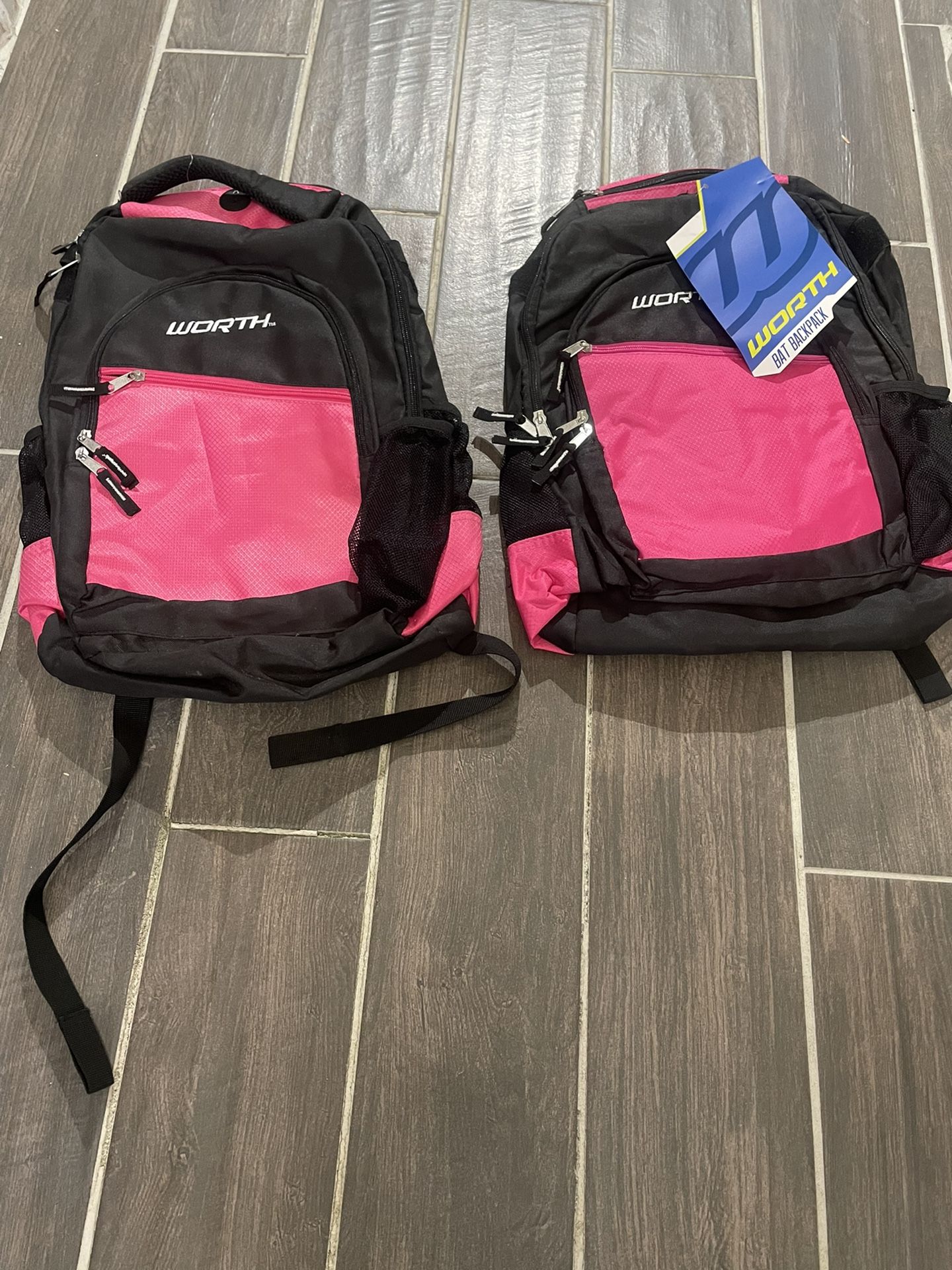 Worth Bat Backpack (New) Pink & Black
