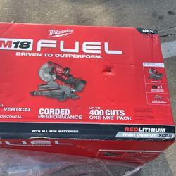 Milwaukee Fuel Miter Saw 10” Tool Only New Nuevo One Key 