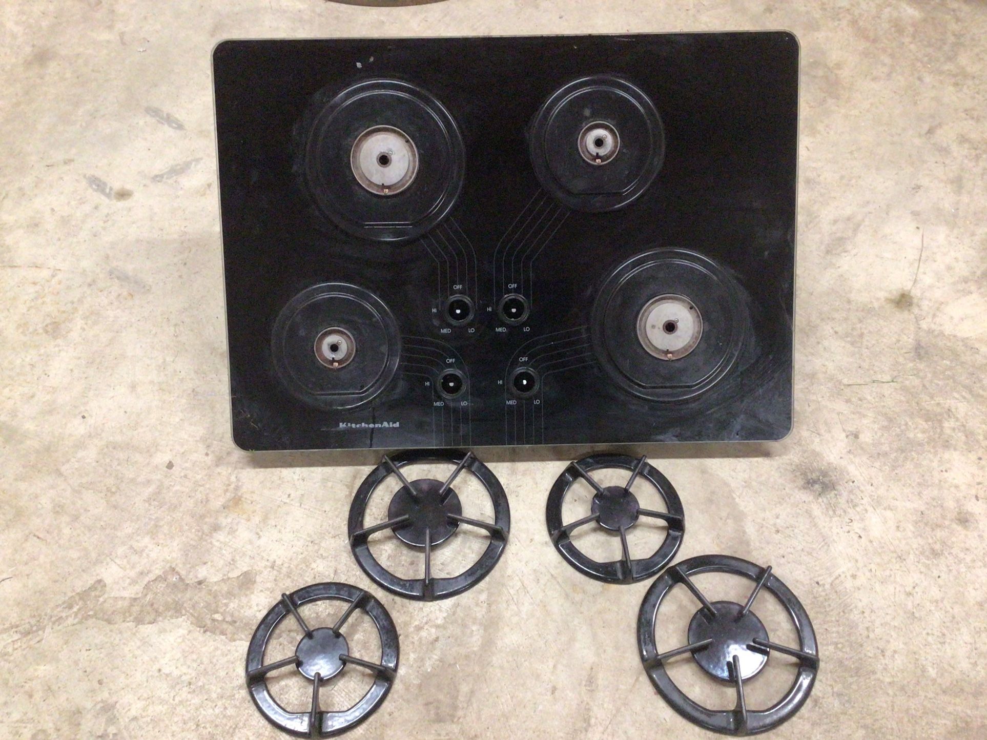 Kitchen Aid Natural Gas Cooktop