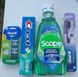 Oral-B & Crest Oral Care Bundle Set