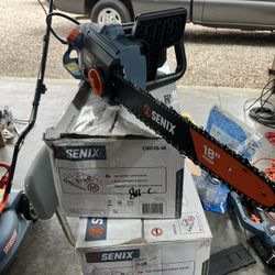 Senix 18” Corded Electric Chain Saw