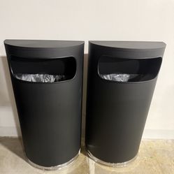 GRAINGER Steel 9 Gal Trash Can