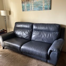 Medium Blue Marble Sofa Set