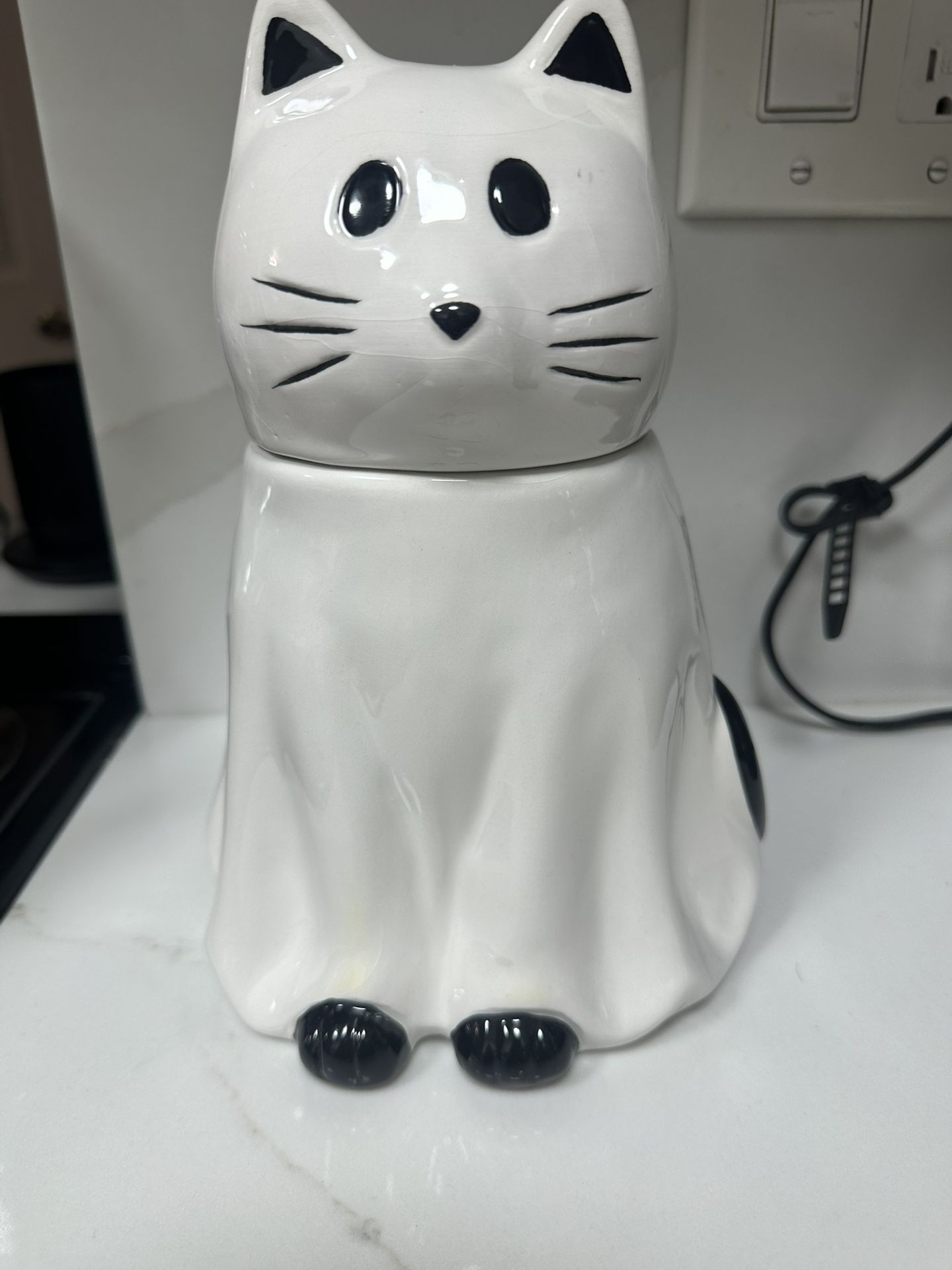 Ceramic Cat Cookie Jar 