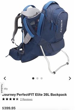 Kelty Journey PerfectFIT Elite 26L Backpack – Kid Carrier, Excellent Condition