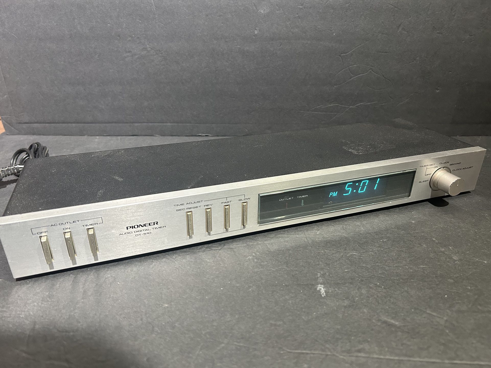 Rare Vintage Pioneer Audio Digital Timer DT-510  Tested Works Made In Japan