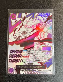 Divine Departure (Alternate Art) OP13-076 Carrying On His Will Foil