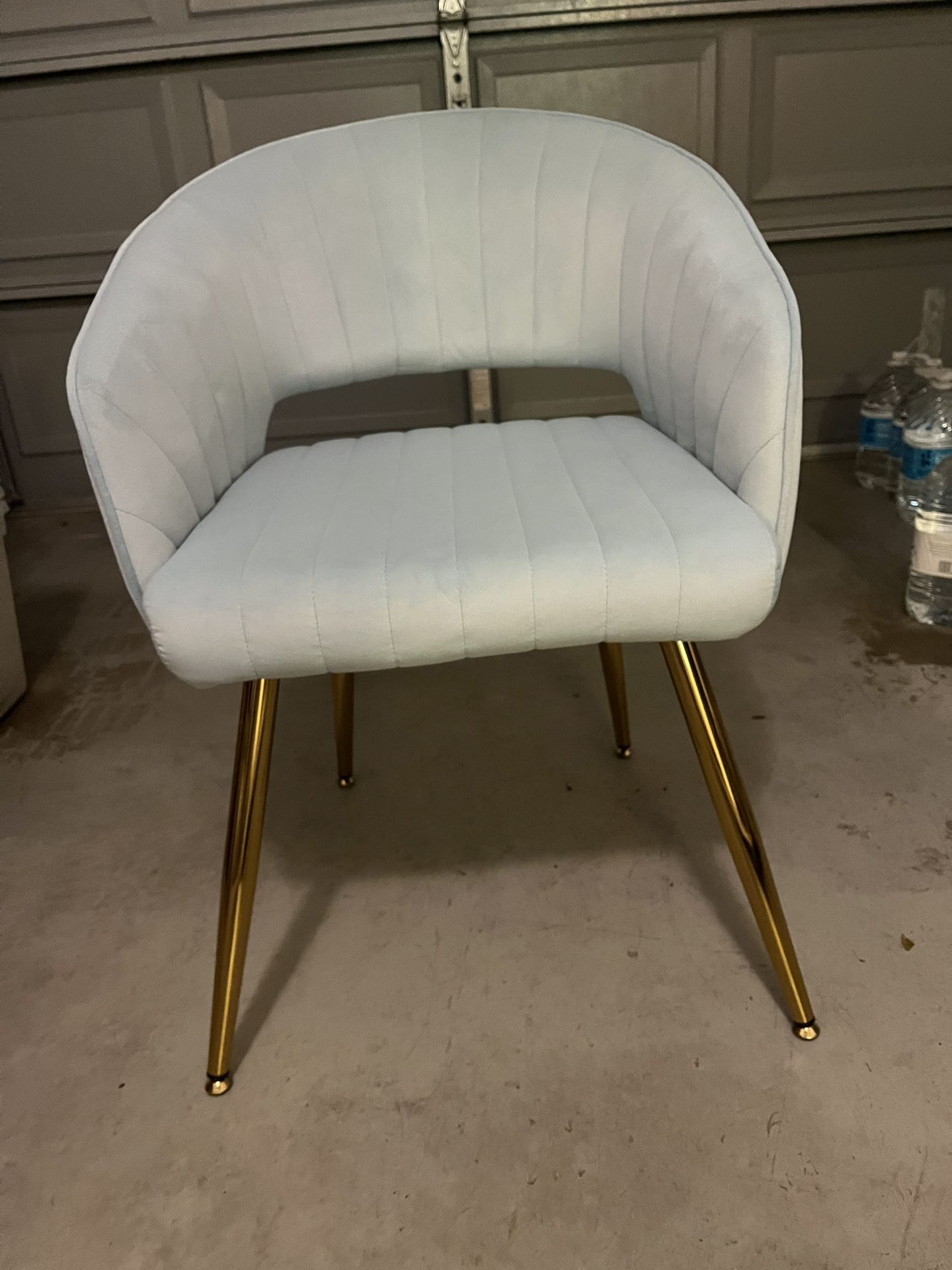 velvet chair