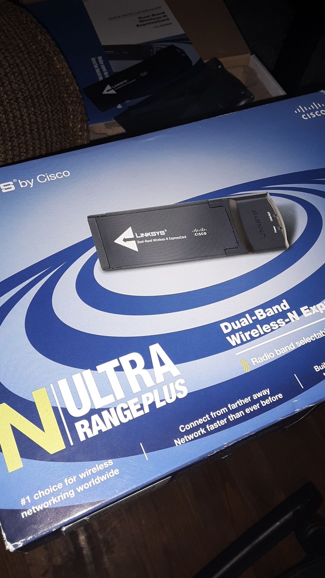 Linksys N Ultra Range Plud Dual-Band Wireless-N ExpressCard