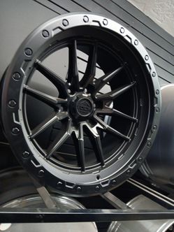 20x10 lock rims 6 lug 6x139 6x5.5 on new tires 275 55 20