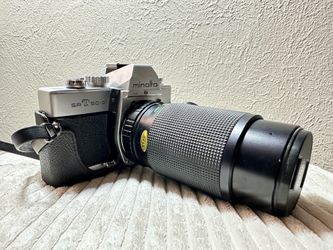 Minolta SRT SC-II Film Camera with Vivitar 75-200mm Lens