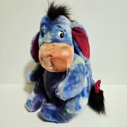 Disney Store Eeyore Tie Dye Ice Cream Stuffed Animal Plush Soft Toy EUC