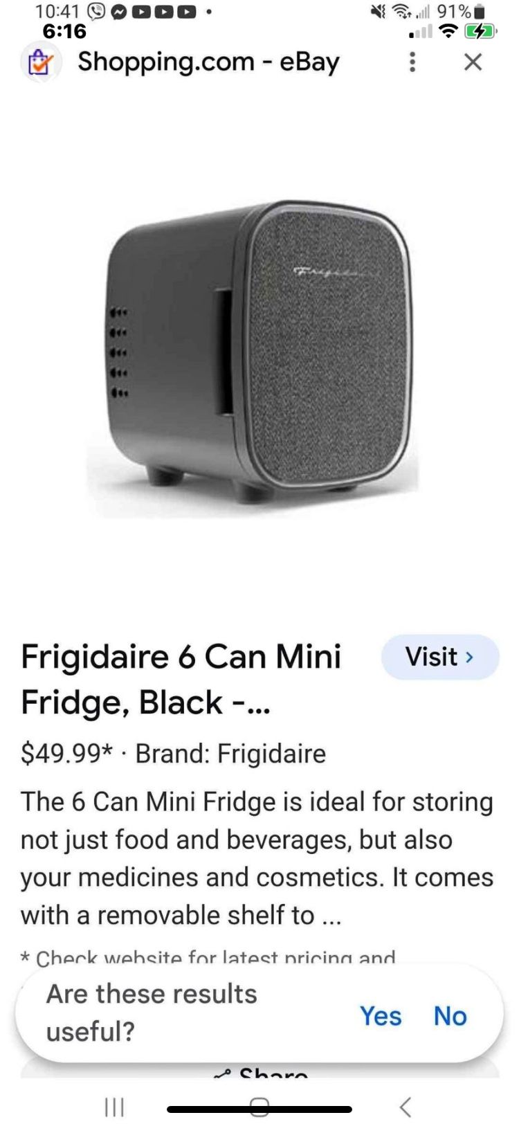New Mini Fridge