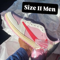 New, Jordan 1 Low x Travis Scott Size 11 Men 
