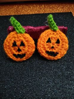 Pumpkin Earrings $15