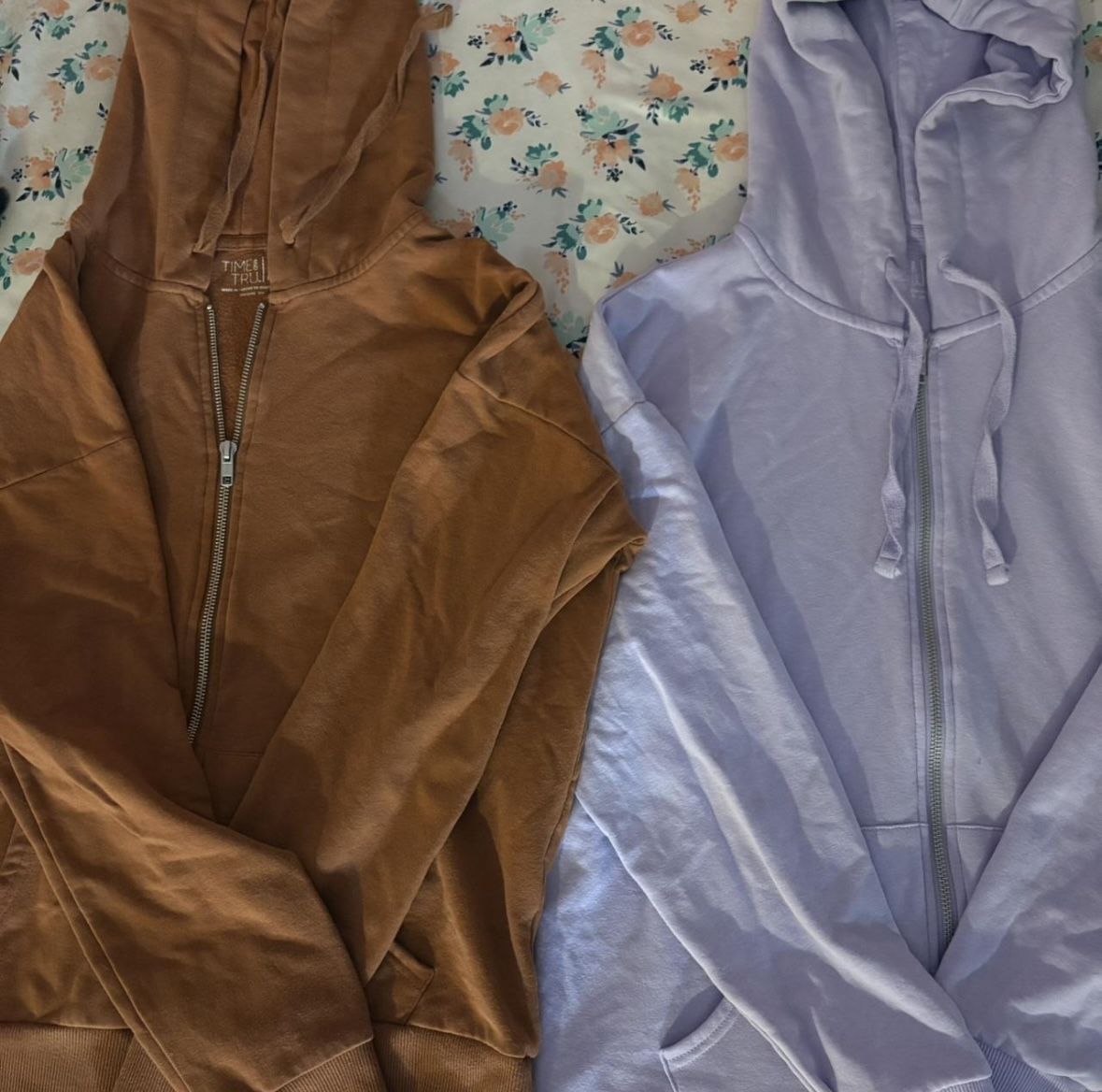 Time And Tru Zip Up Hoodies